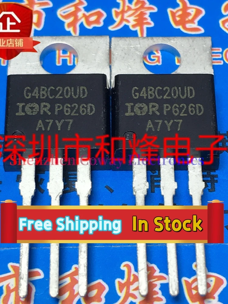 10PCS-30PCS  IRG4BC20UD G4BC20UD  TO-220 600V 6.5A  In Stock Fast Shipping