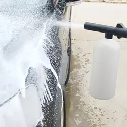 1L Plastic Replacement Foam Bottle For High Pressure Washer Snow Foam Lance 2000-5000 Psi Home Accessories Connector