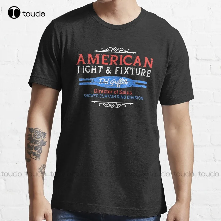 American Light and Fixture weathered board distressed T-Shirt  tshirt Custom aldult Teen unisex digital printing