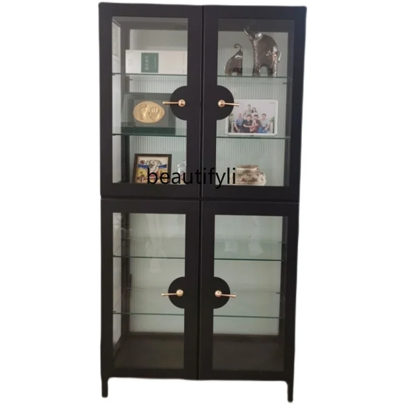 Display Cabinet Glass Cabinet Transparent Gift Cosmetic Model Hand-Made Showcase Home Living Room Furniture