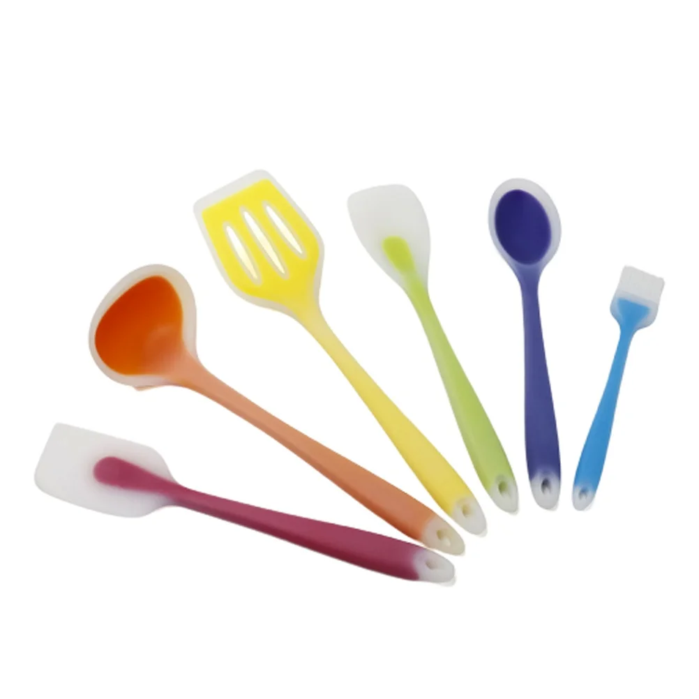 

Silicone Silicone Kitchen Utensils Set Utensils Set Eco Friendly Heat Resistant Non Scratch Food Grade Cooking Tools
