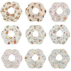 New Korean Style Baby Waterproof Petal Bibs Infants Cotton Feeding Saliva Towel Newborn Toddler Soft Burp Cloth For Cute Kid Bib