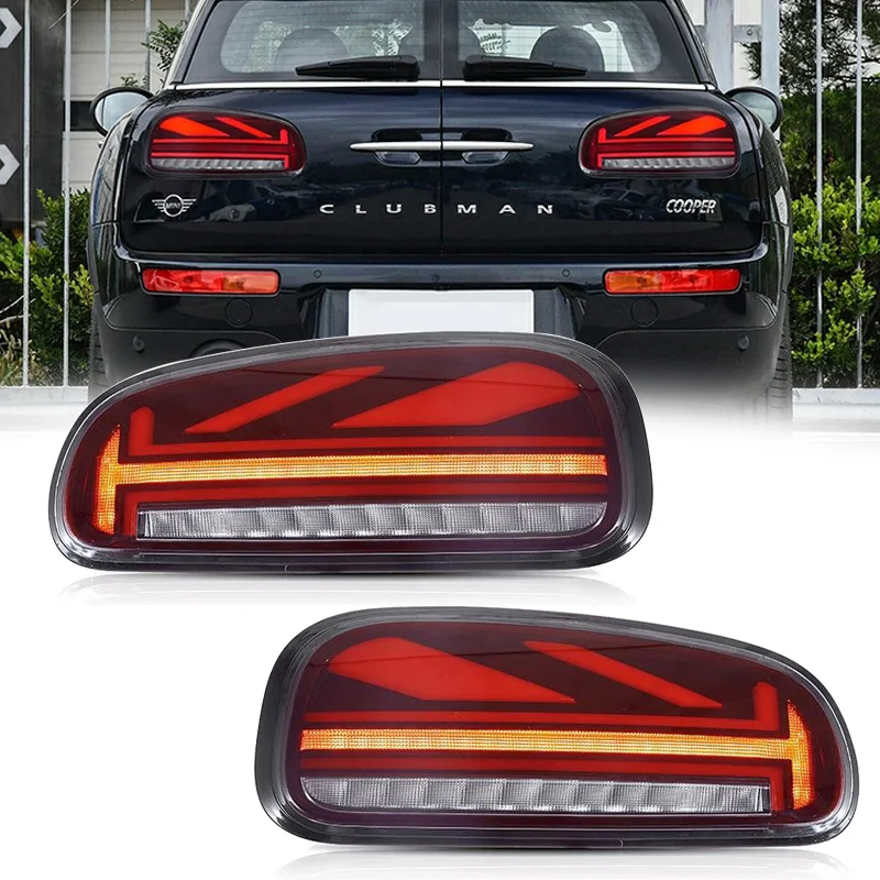 

Car LED Tail Lights Taillight For Mini F54 Clubman 2016-2022 Rear Lamp DRL + Dynamic Turn Signal + Reverse + Brake LED