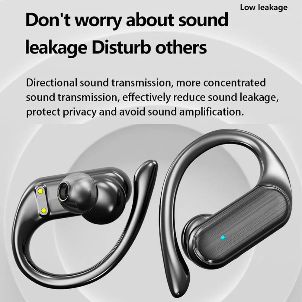 

Earhook wireless Bluetooth 5.3 earphones, bone conduction, Hi-Fi, anti-fall-out, ultra-long battery life, sports，gaming.