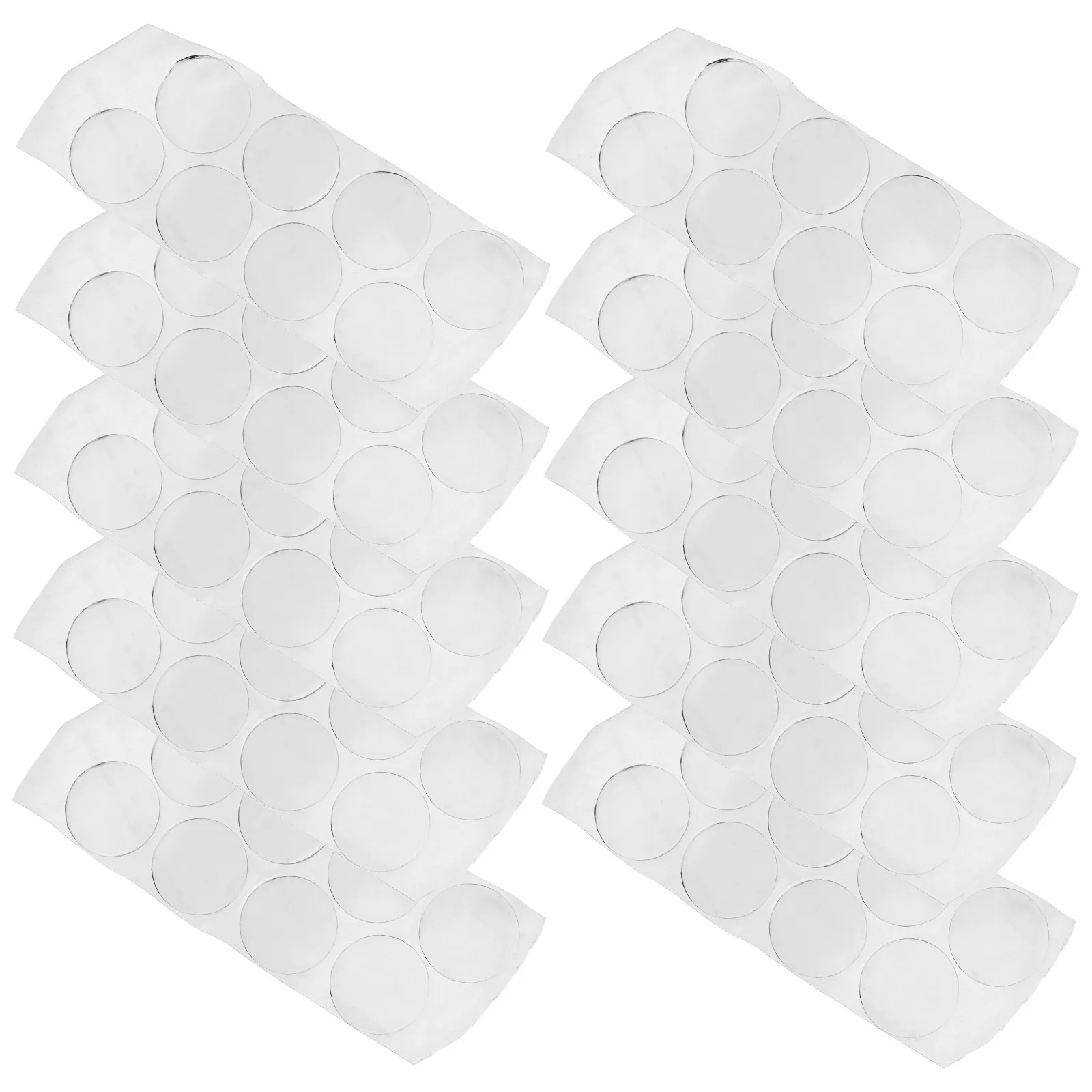 

80 Pcs Anti-slip Gasket Anti-collision Pad Desktop Glass Spacers Table Cabinet Clear Bumper Dots Counter