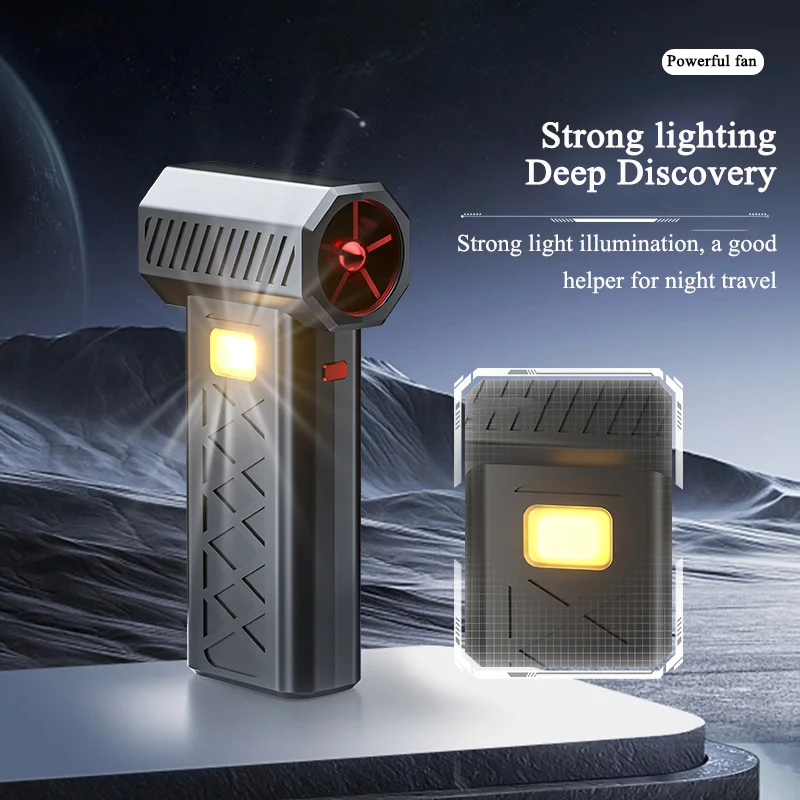 توربو مروحة نفاثة منفضة الهواء الكهربائية المحمولة 400000 دورة في الدقيقة تنظيف منفاخ أداة سيارة تهب الثلوج 6 التروس قابل للتعديل نوع C شحن