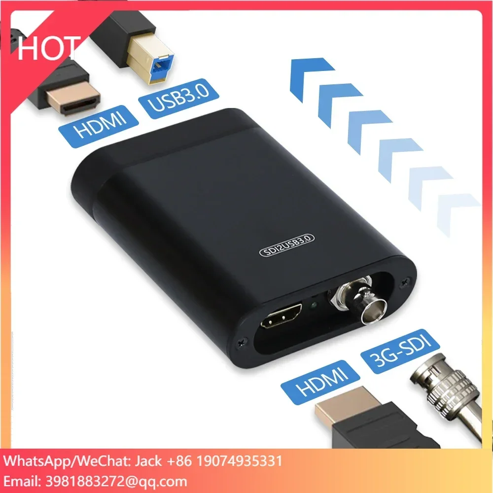 

JJTS 4K USB3.0 Sdi Capture Card 4k High Quality 4K Video Capture Card to USB 3.0 Record Audio Video Capture Card