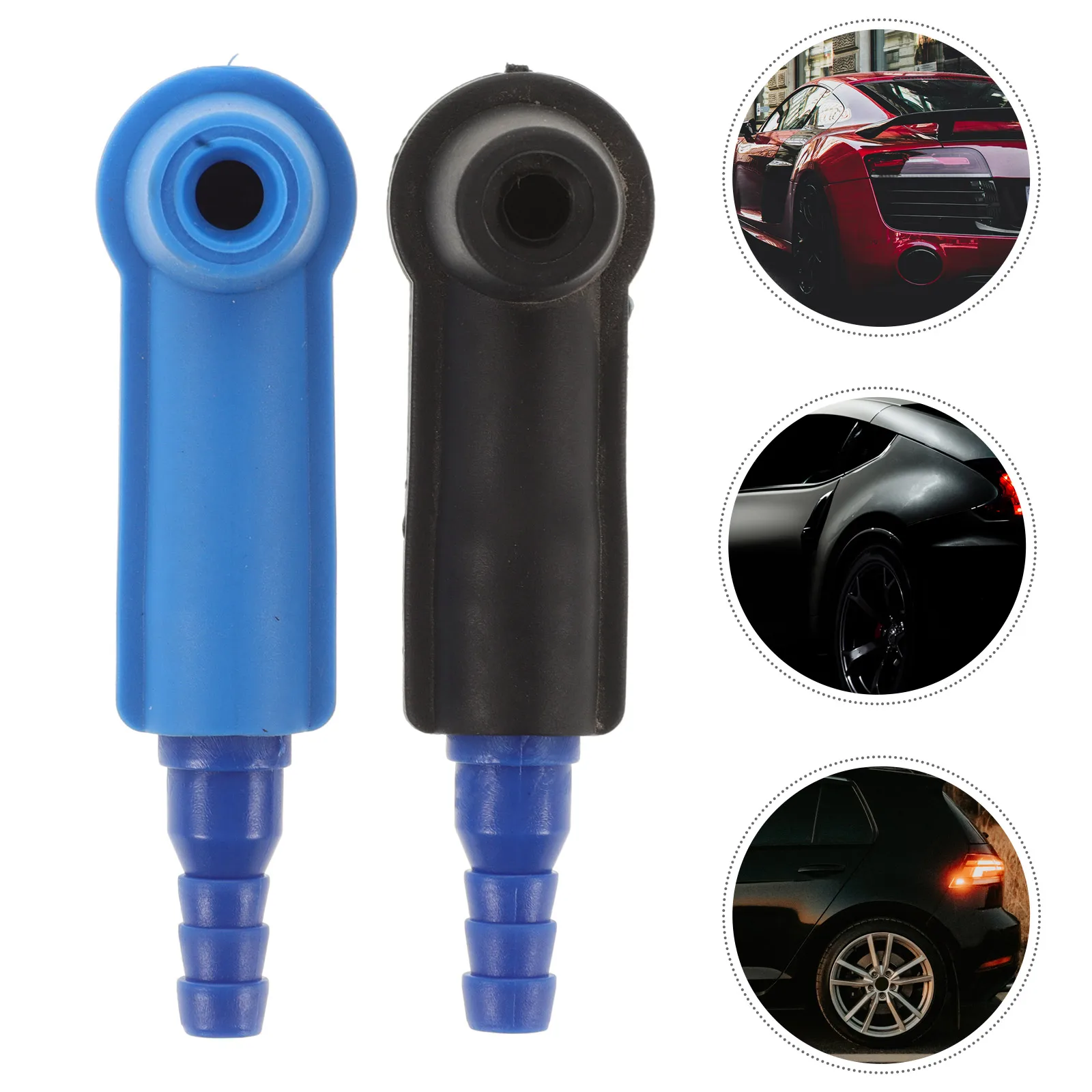 

10Pcs Brake Fluid Bleeder Adapter with Blue Marking Easy Identification Brake Bleeding Connectors for Auto Repair Kits