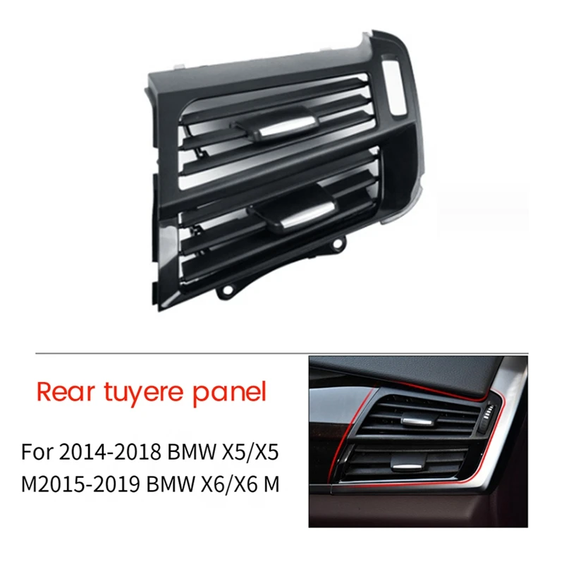 

Car Front Dashboard Air Conditioner Vent Outlet Grille Panel Cover For BMW X5 F15 2014-2018 X6 F16 LHD