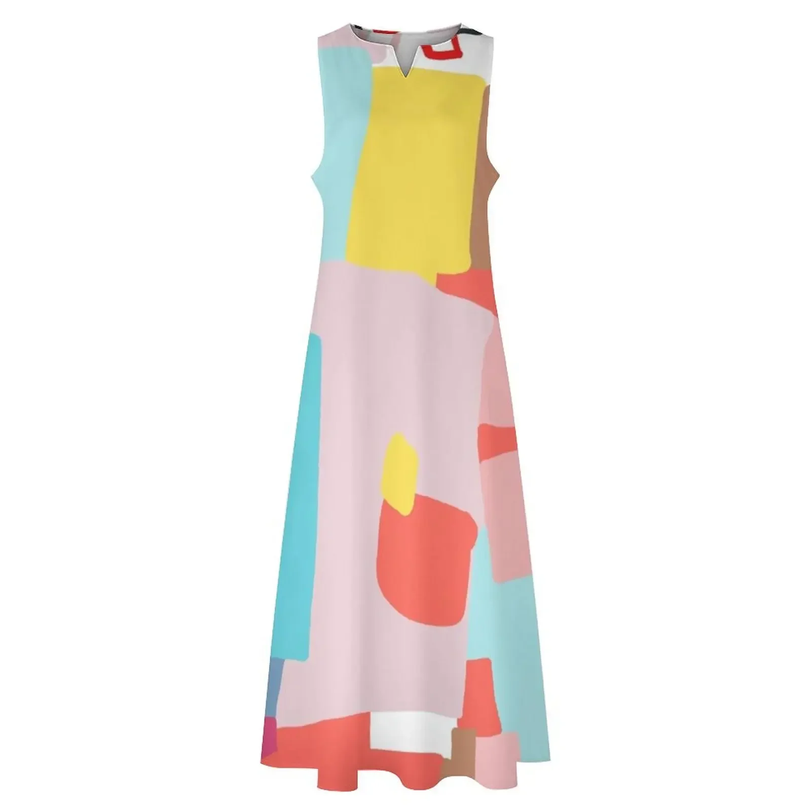 نوافذ القدرة # مجردة الفن # اللوحة فستان طويل ملابس امرأة فساتين نسائية فساتين نسائية فستان #3