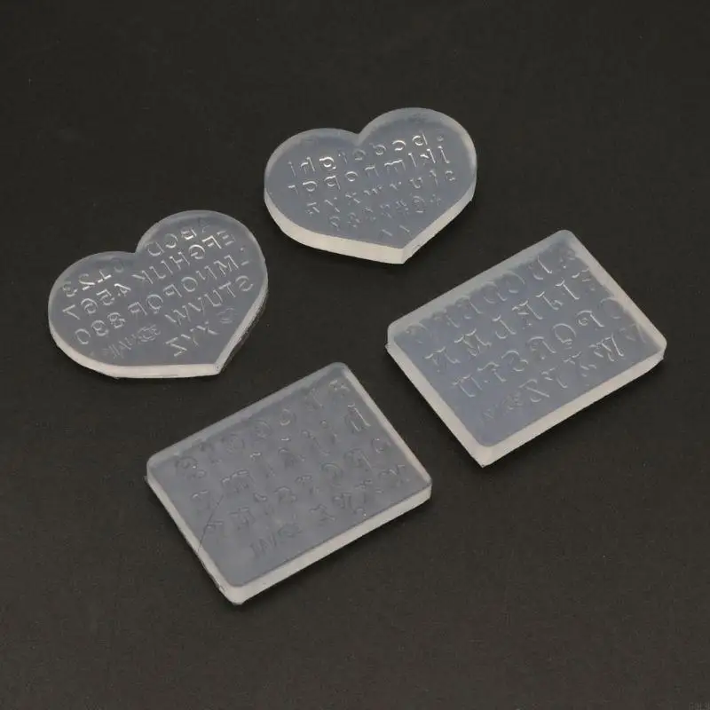 50lb 2 pcs pequenos ingleses alfabetistas calcha silicone resina silicone molde jóias pendentes diy para bagagem