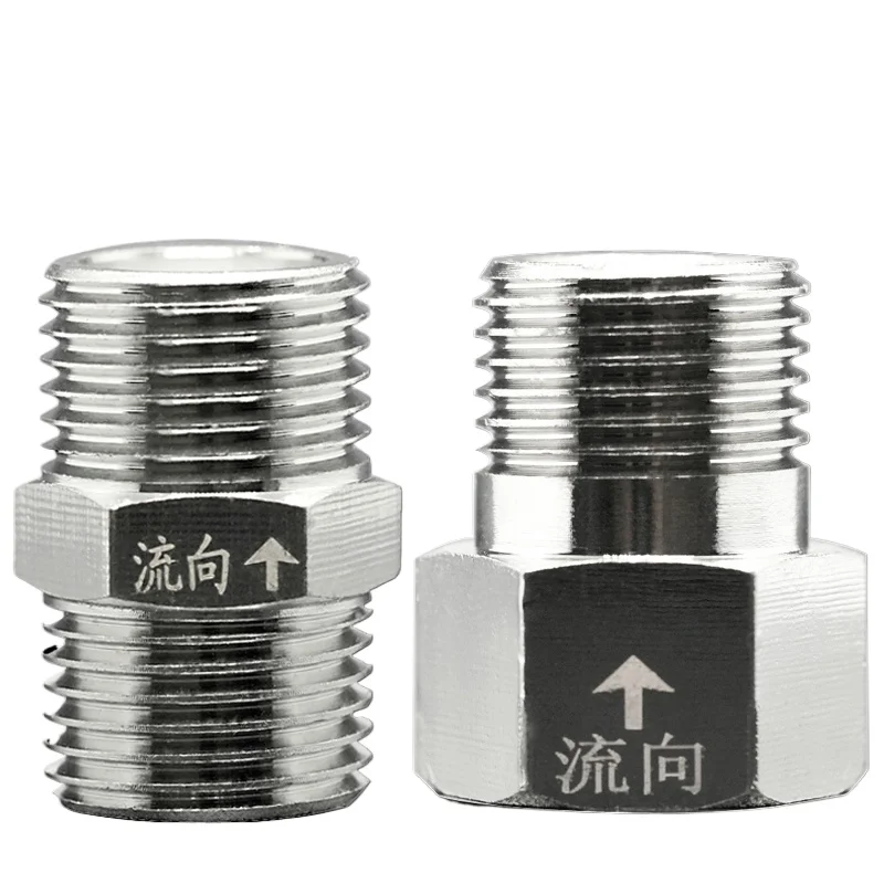 

DN15 DN20 G 1/2 "3/4" BSPP Женский Мужской Обратный клапан для унитаза Возвратный односторонний обратный поток Никелированная латунь Вода Дом Сад