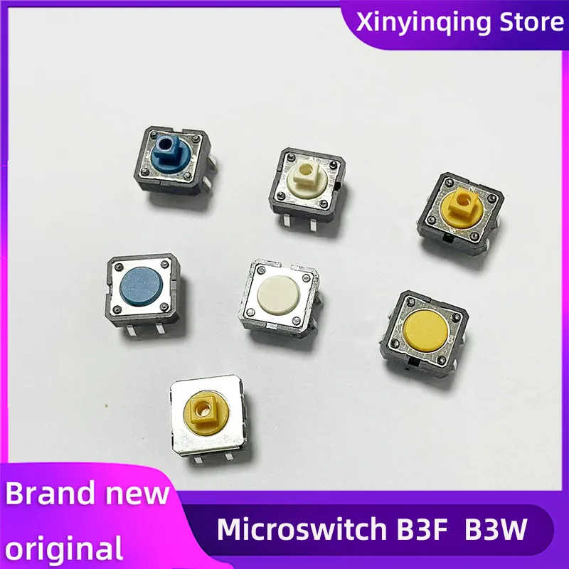 50PCS button micro switch 12*12mm B3F-4000/4005/4055/4050/5000/5050 touch switch B3W-4055 waterproof type for omron micro switch