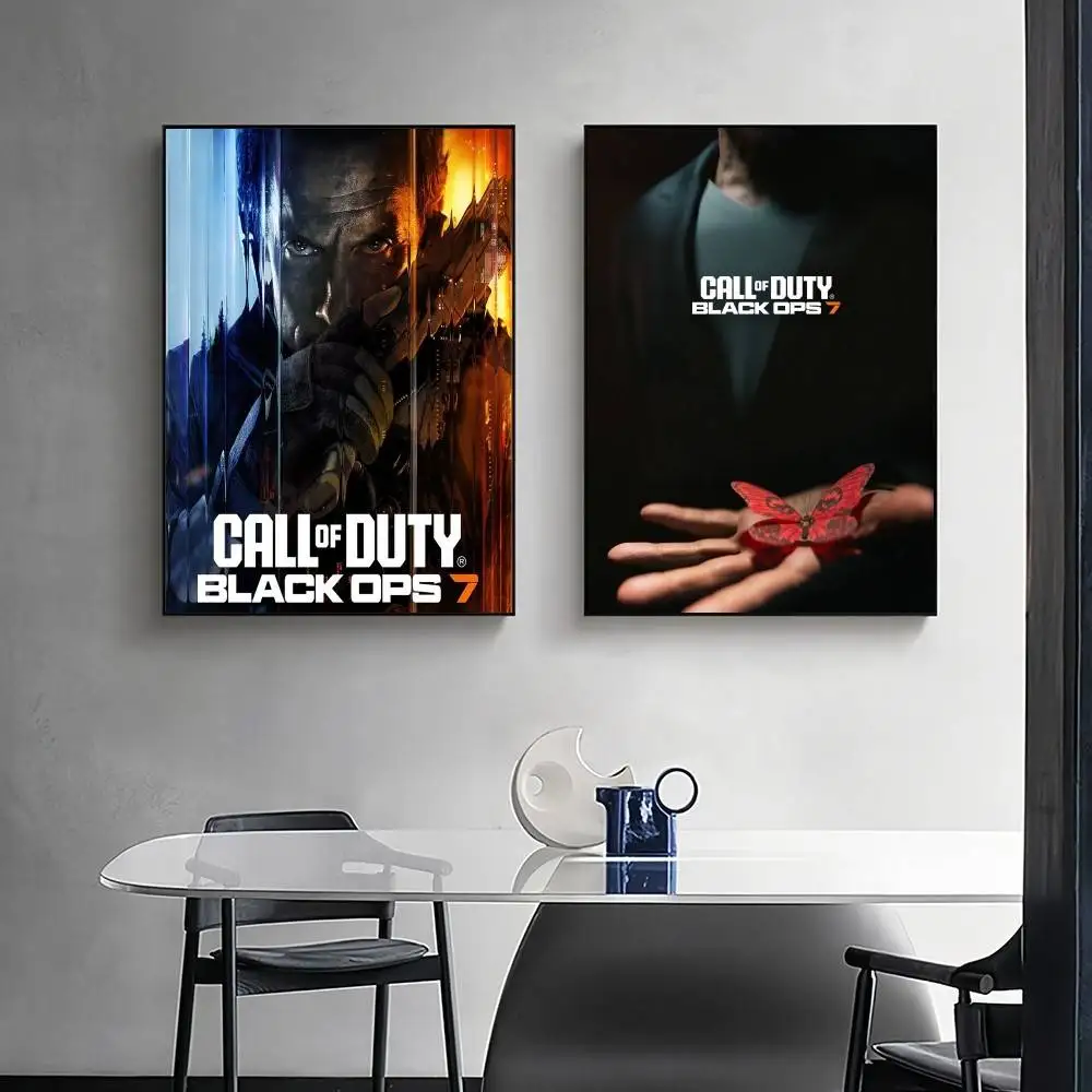 Juego C-Call of D-Duty B-Black O-Ops 7, póster impreso cocinero, cuadro sobre lienzo para pared para sala de estar, dormitorio, decoración del hogar