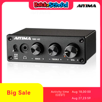 AIYIMA DAC-A2 HiFi Audio Decoder USB Headphone Amplifier Coaxial Optical Output Stereo Gaming DAC For Amplifier Active Speakers