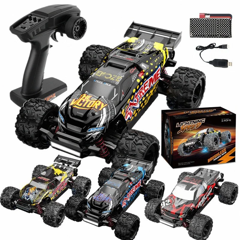 1:18 RC سيارة 2.4G Rc عربات التي تجرها الدواب على الطرق الوعرة سيارة سباق المهنية 4WD الكهربائية عالية السرعة التحكم عن بعد الانجراف سيارات لعب 2025