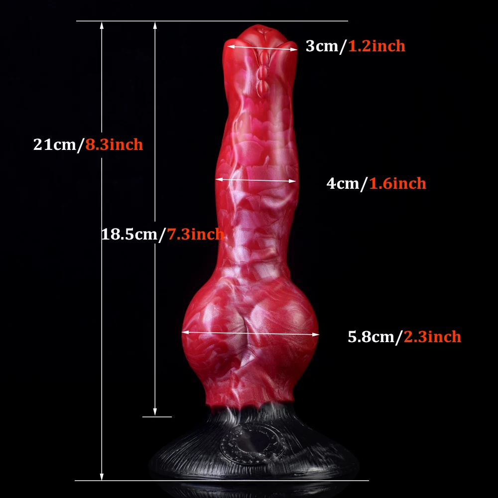 LUUK Dog Knot Ejaculation Fantasy Dildo with Strong Sucker Squriting Animal Penis Anus Butt Plug Sex Product Adult Fisting Game