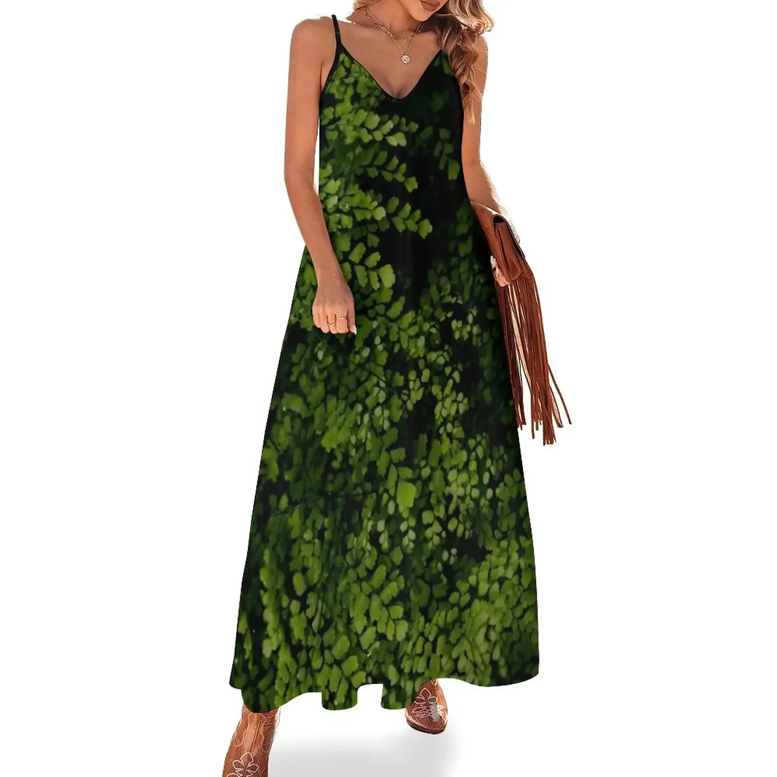 

Small leaves. Sleeveless Dress dresses for womens 2024 dresses summer woman 2024 Dress