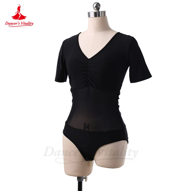 Belly Dance Top Costume for Women Crystal Cotton Short Sleeves Clothing Top Girl\'s Oriental Practice Clothing Bellydance Tops