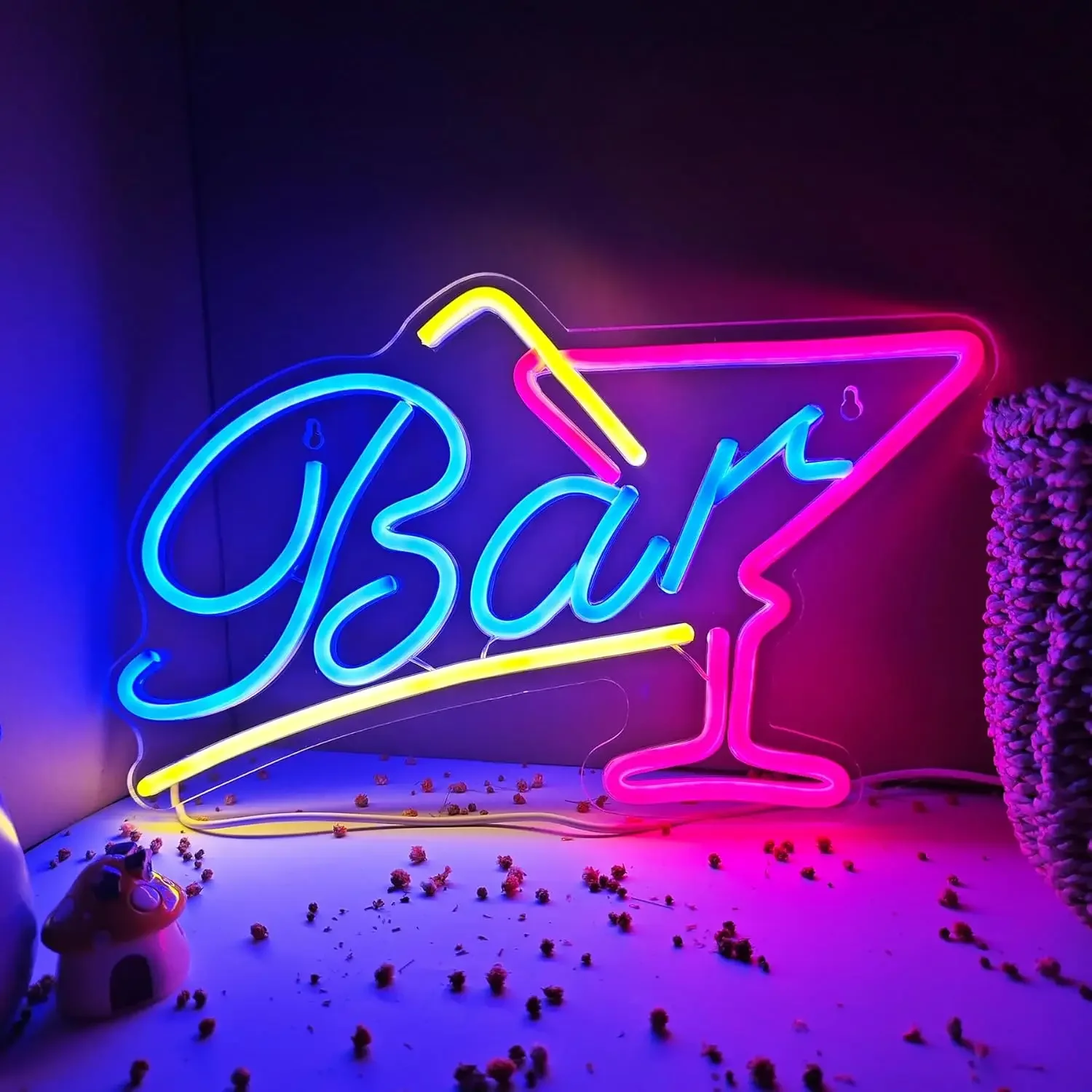 Cocktails Dreams Neon Sign Game LED Neon Light Sign for Man Cave Bedroom Game Room Christmas Gift Night Light Home decor