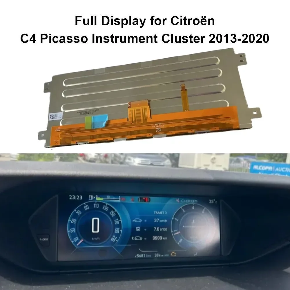 

Полный ЖК-экран для замены приборной панели Citroen C4 Picasso Spacetourer
