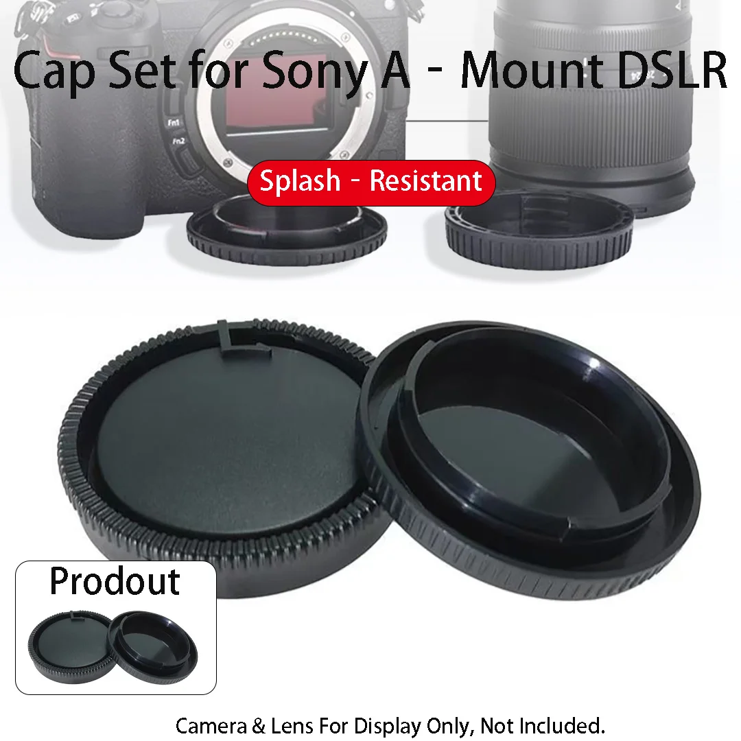 Body Lens Cap Set, A Mount Dustproof Protection for A900 A850 ILCA-99M2 Cameras, for Sony, Camera Accessory