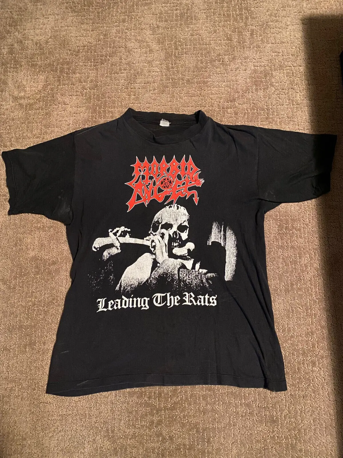 Vintage Morbid Angel European Sickness 1991 Tour Shirt, Bolt Thrower Suffocation