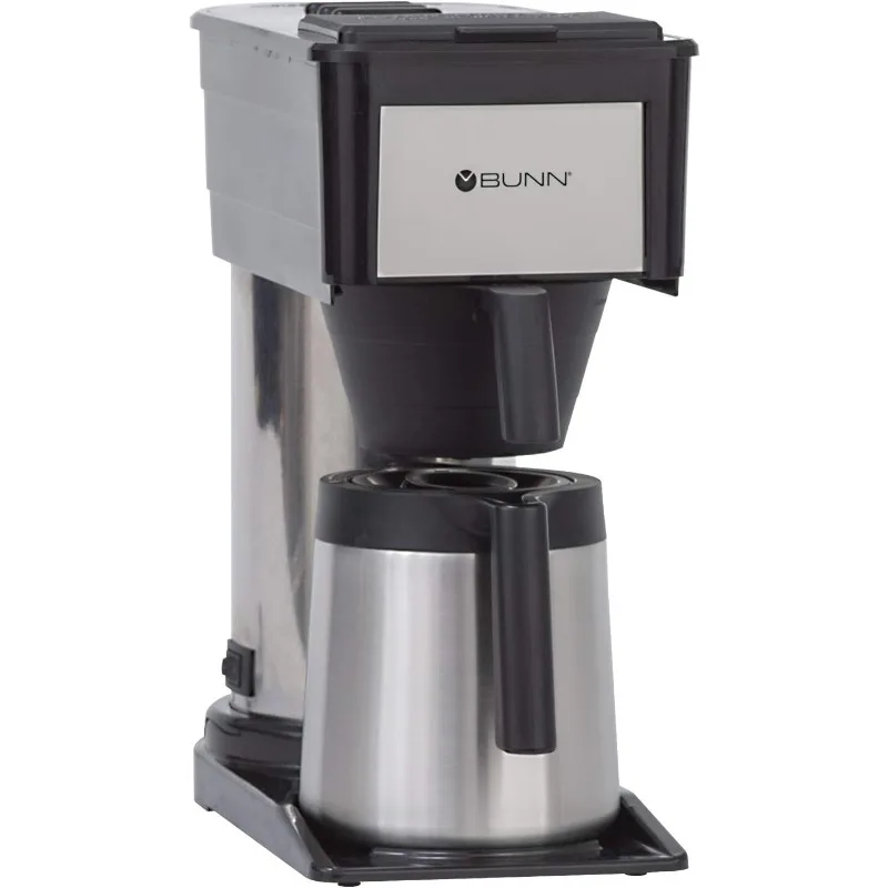 10-Cup Coffee Maker for Home Use, Black