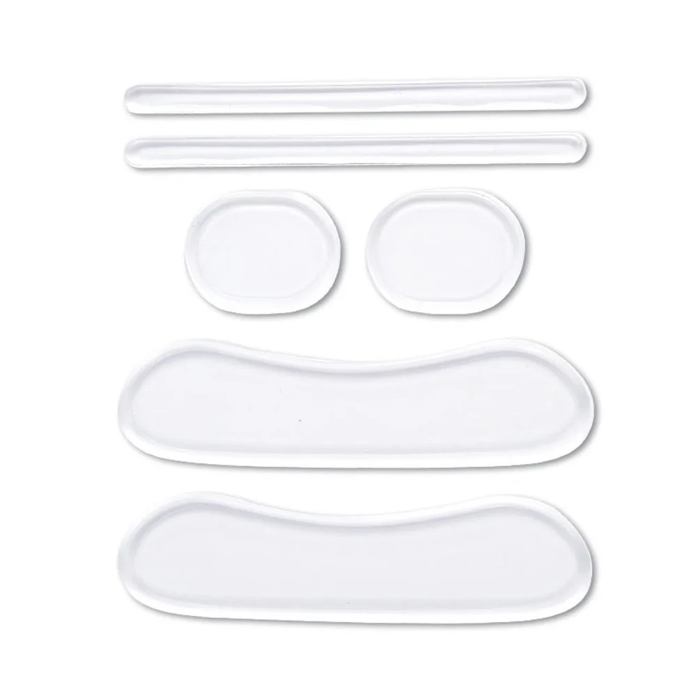 

3Pcs Transparent Gel Heel Pads Medical Silicone Heel Spur Cushion Shock Absorbing Insoles Protector Pain Relief