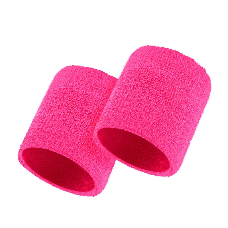 2 pezzi asciugamano sportivo braccialetti Tennis fasce antisudore protezione da polso per basket pallavolo padel Fitness fasce da polso polsino