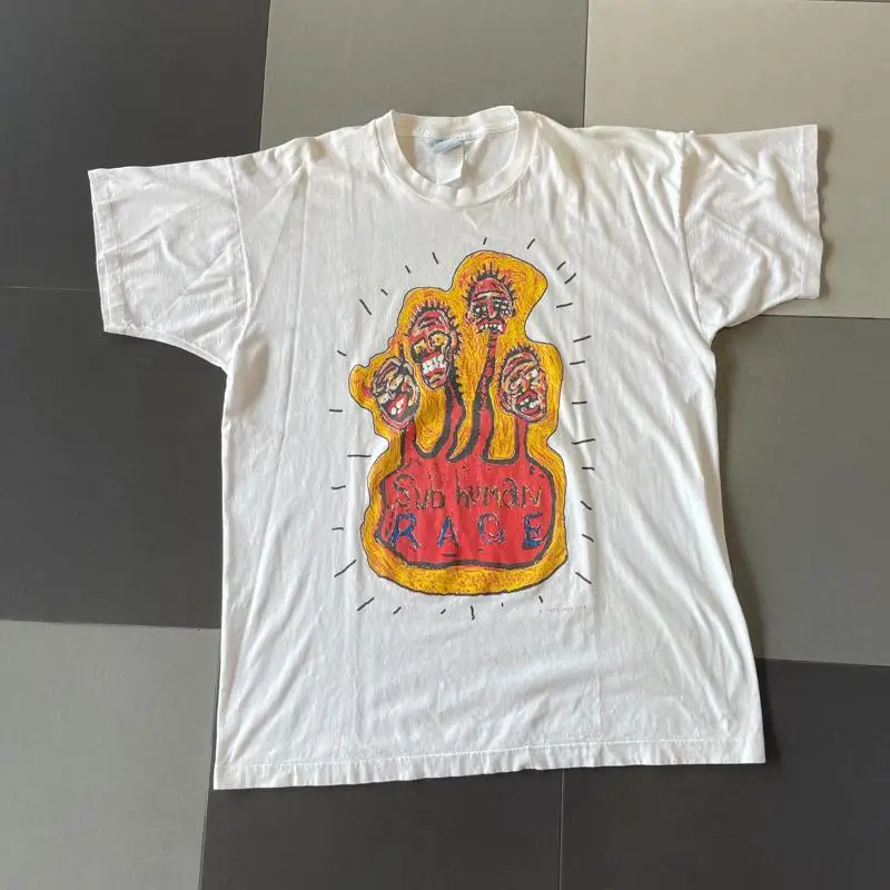 Camiseta Vintage Skid Row Subhuman Race 1995 talla XL