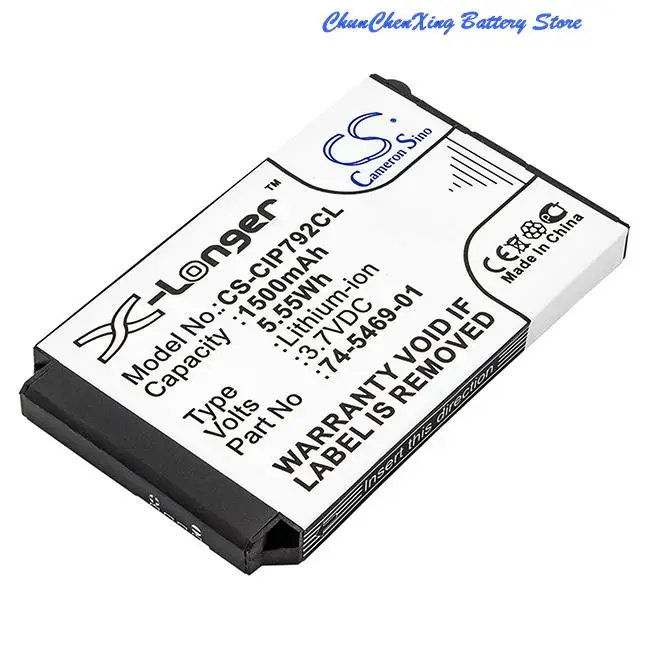 Replacement 1500mA Battery for Cisco 7026G 74-5468-01 7925 7925G 7925G-EX 7926G CP-7925G-A-K9  CP-7925G-EX-K9 CP-BATT-7925G-STD