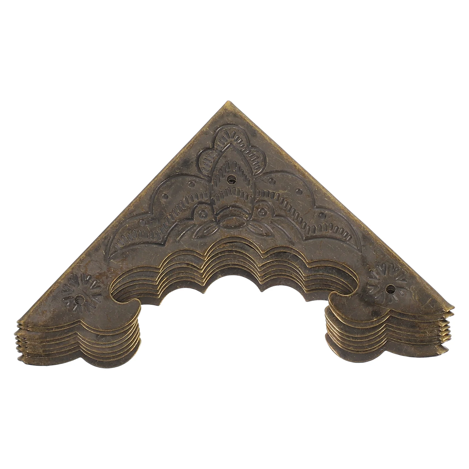 

8Pcs Metal Corner Protectors Vintage Style Decorative Corner Brackets for Wooden Jewelry Boxes Desk Cabinets Box Guard