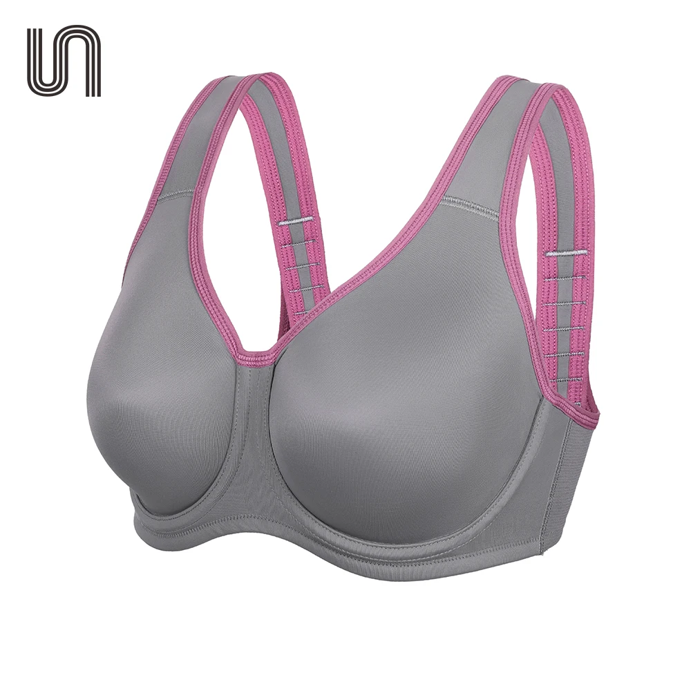 Women Bra Exercise Solid High Impact Plus Size Workout  Running Sports Female Bras 2023 Fitness Underwire Bras Bralette