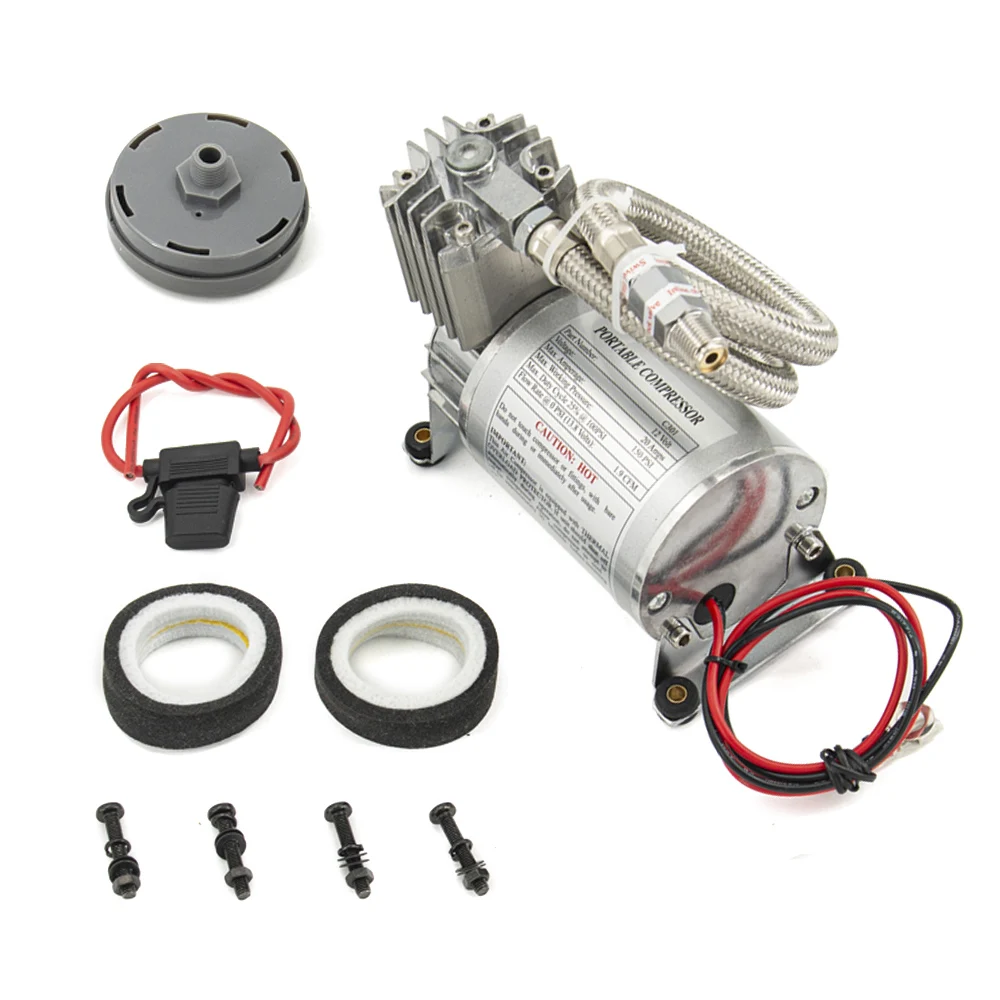 Universal DC 12V 150 PSI Outlet 1/4 NPT Car Small Portable Air Suspension Compressor 14ASCS Car Accessories