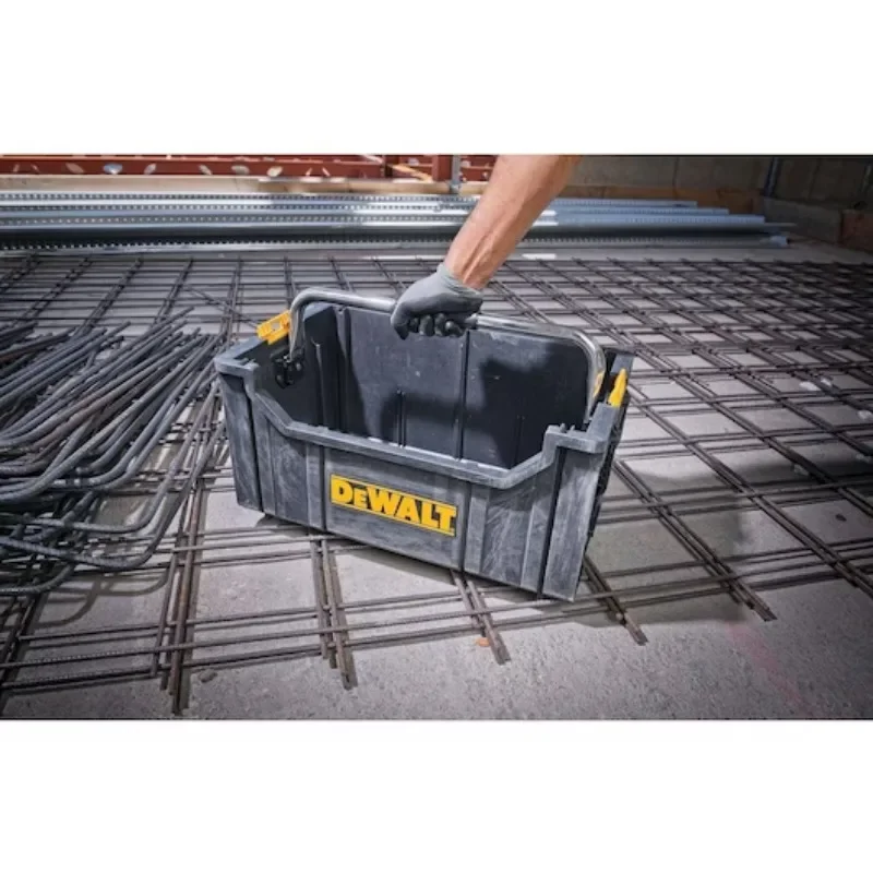 DEWALT DWST1-75654 Tough System DS280 Tote ToughSystem With Handle TSTAK Storage Tool Box Tool Case Tote Basket