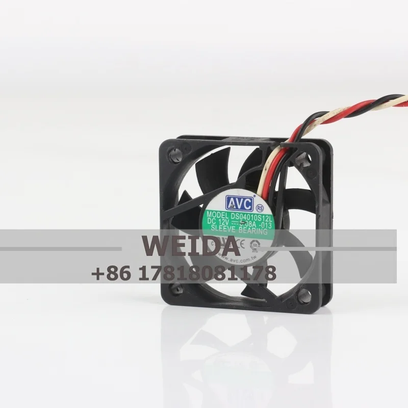 

DS04010S12L DC12V 0.08A Case fan Original AVC 4010 4CM 3-wire silent cooling fan 40*40*10MM