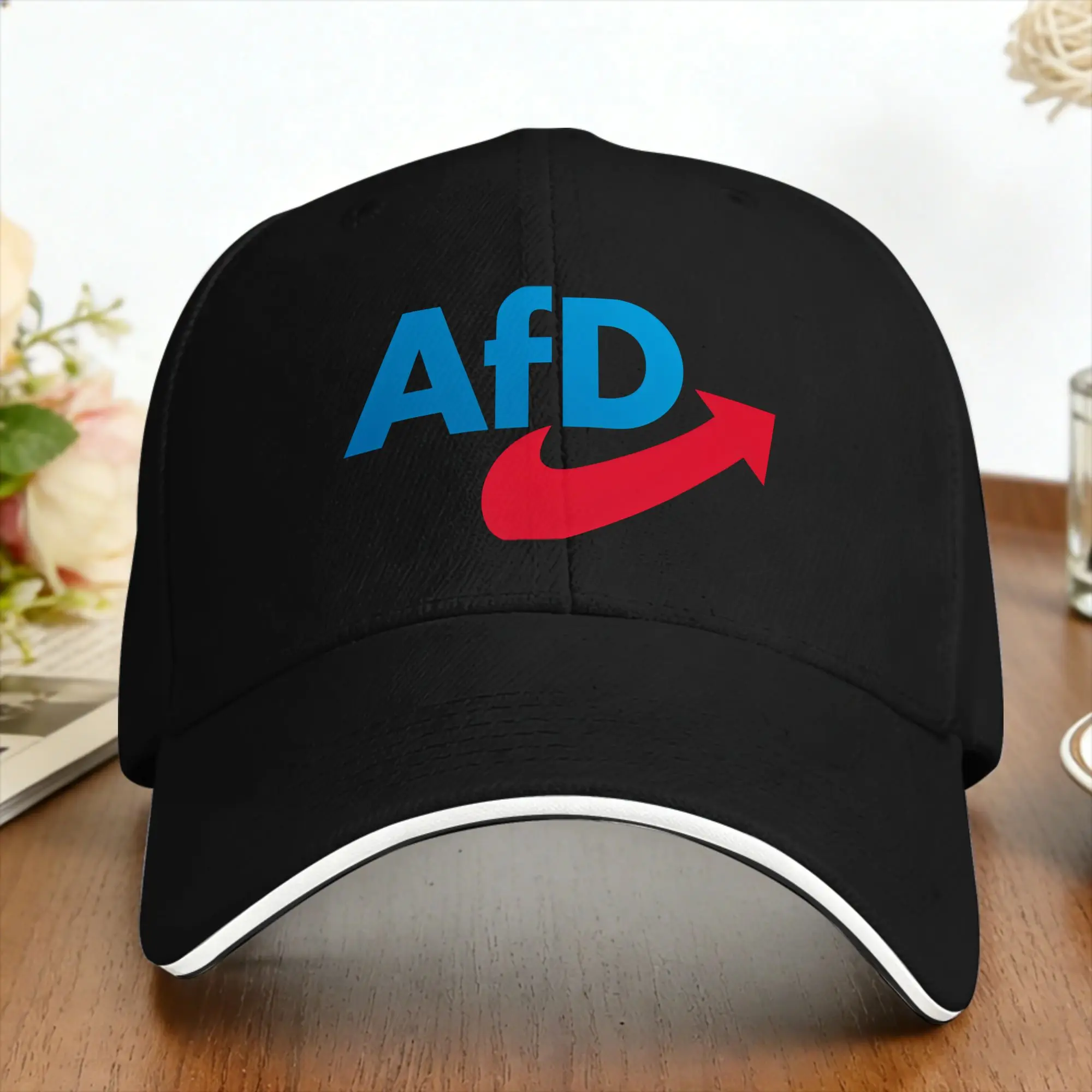 Alternative AFD Germany Baseball Cap  Couple Print Trucker Hat Summer Casual Kpop Rock Baseball Caps