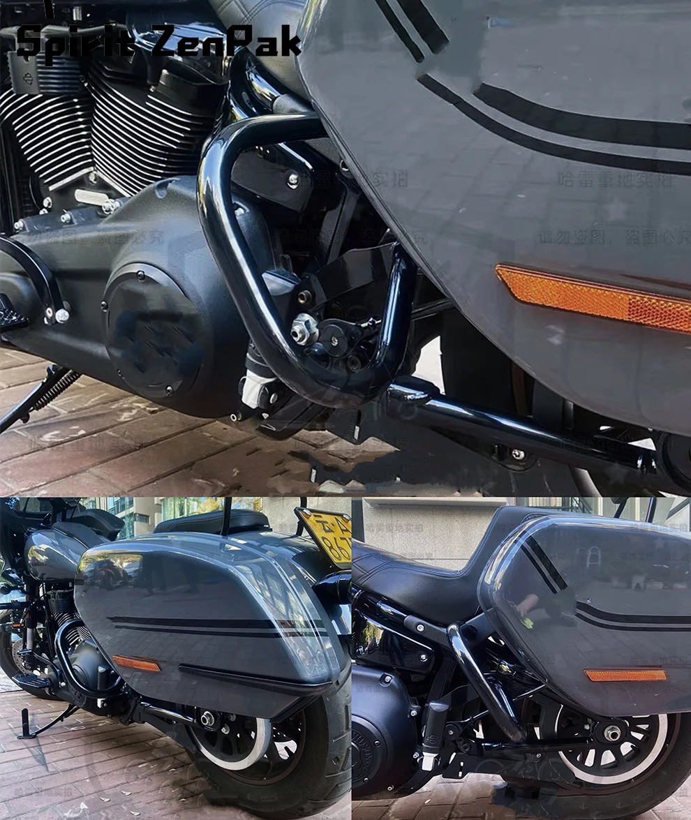 Low Rider ST Low Rider S 2023-2025 Fit ملحقات الدراجات النارية قضبان حماية صندوق الأمتعة الجانبية #6