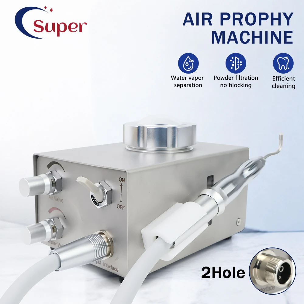 Dental Cleaning Laboratory Sandblasting Teeth Whitening Cleaning Air Water Prophy Polishing Sandblasting Machine Cleaning
