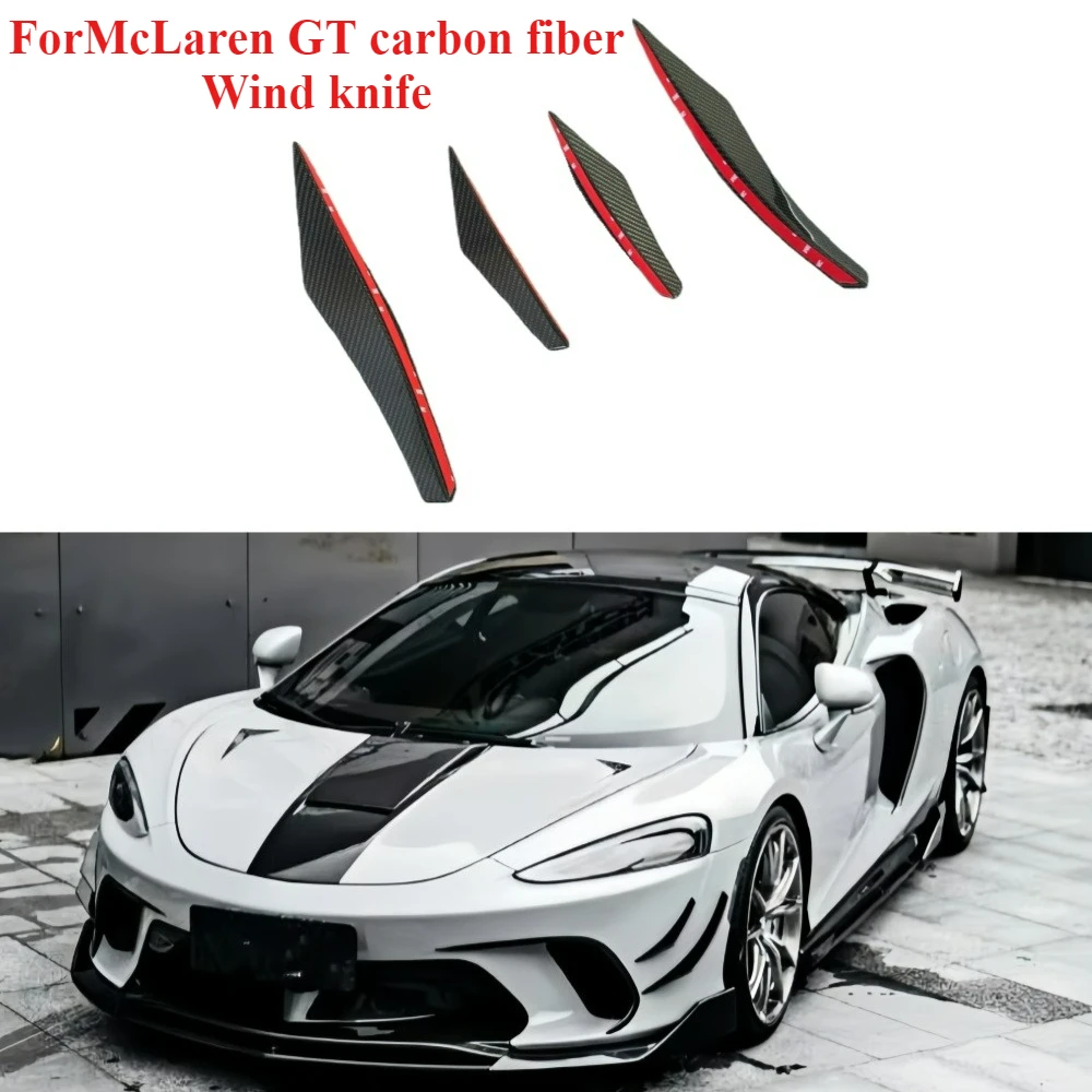 

Premium Grade Suitable ForMcLaren GT Dry Carbon Fiber Front Bumper Wind Blade