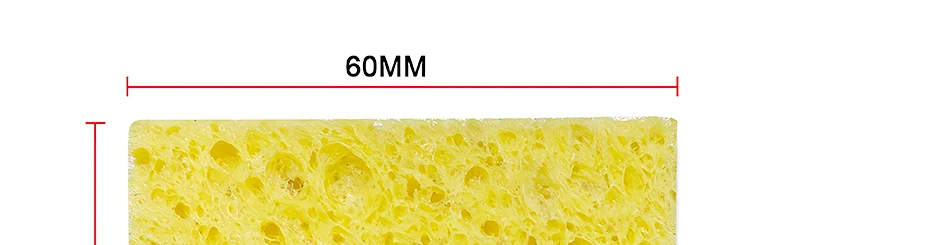 10pcs iron head cleaning sponge, high temperature resistant and thickened sponge, special for soldering iron holder.