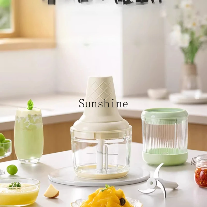 

Бытовая машина для измельчения мяса, автоматическая многофункциональная маленькая электрическая машина для приготовления пищи, стекло