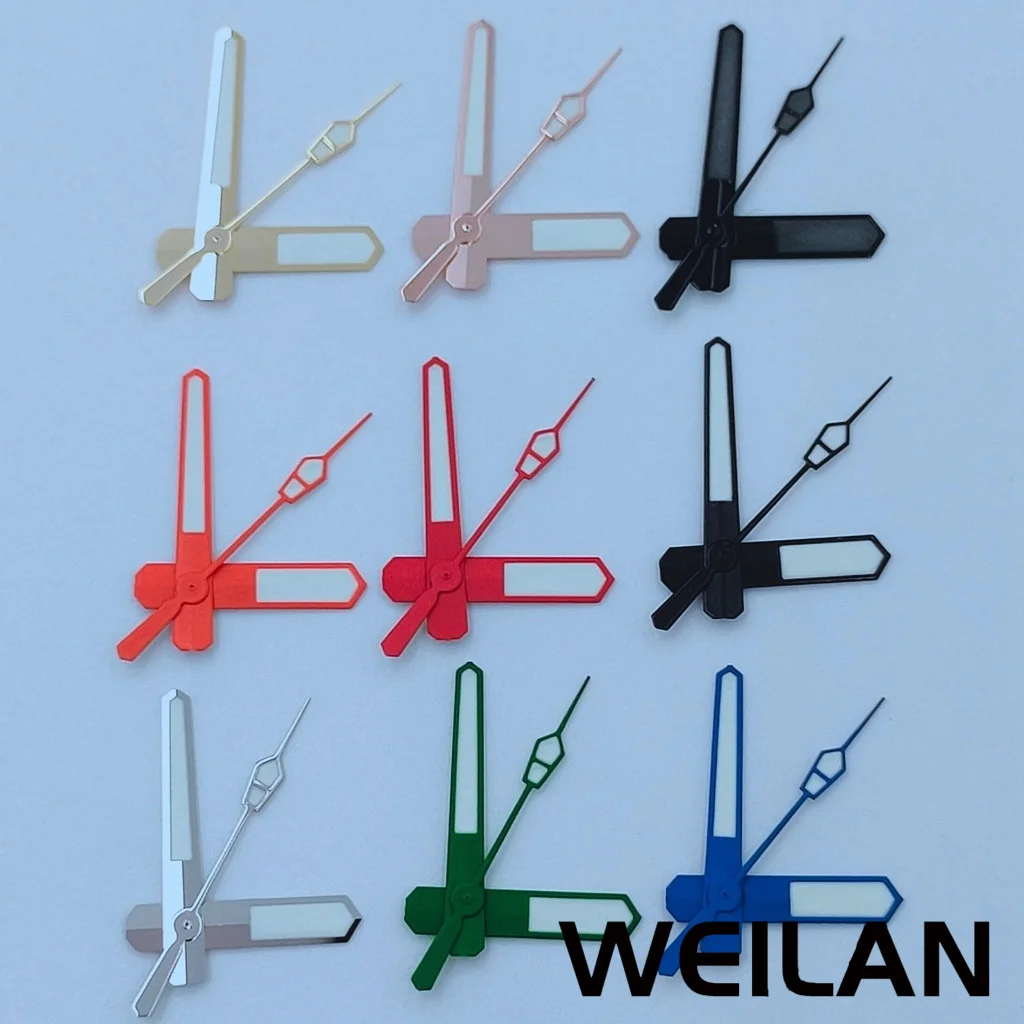 Black Blue Red Green Gold Rose Gold Silver Orange Watch Hands Luminous Fit NH35 NH36 7S26 7S36 4R35 4R36 Movement