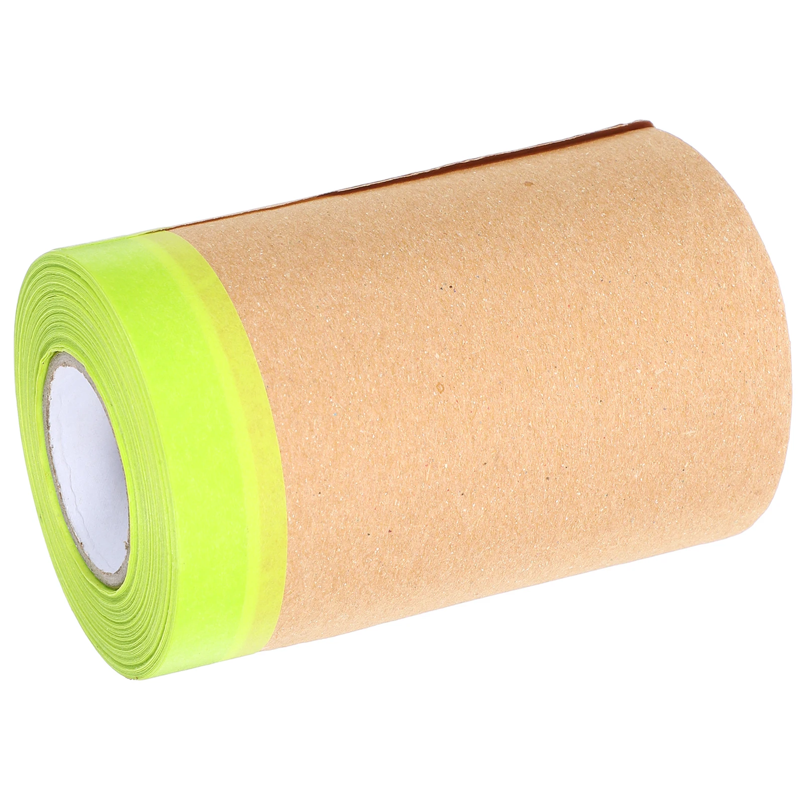 

Automotive Masking Roll Pre-Taped Paint Protection Paper Durable Easy Apply Remove Automotive Paint Tape Kraft Paper Tape