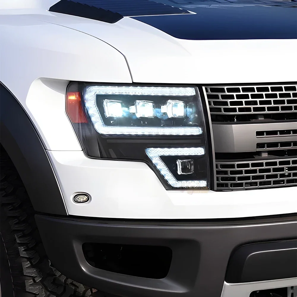 

Upgraded Car Front Lamps For Ford Raptor F150 2009-2014 LED Auto Headlights Assembly Dynamic 4 Projector Lens Car Accessories