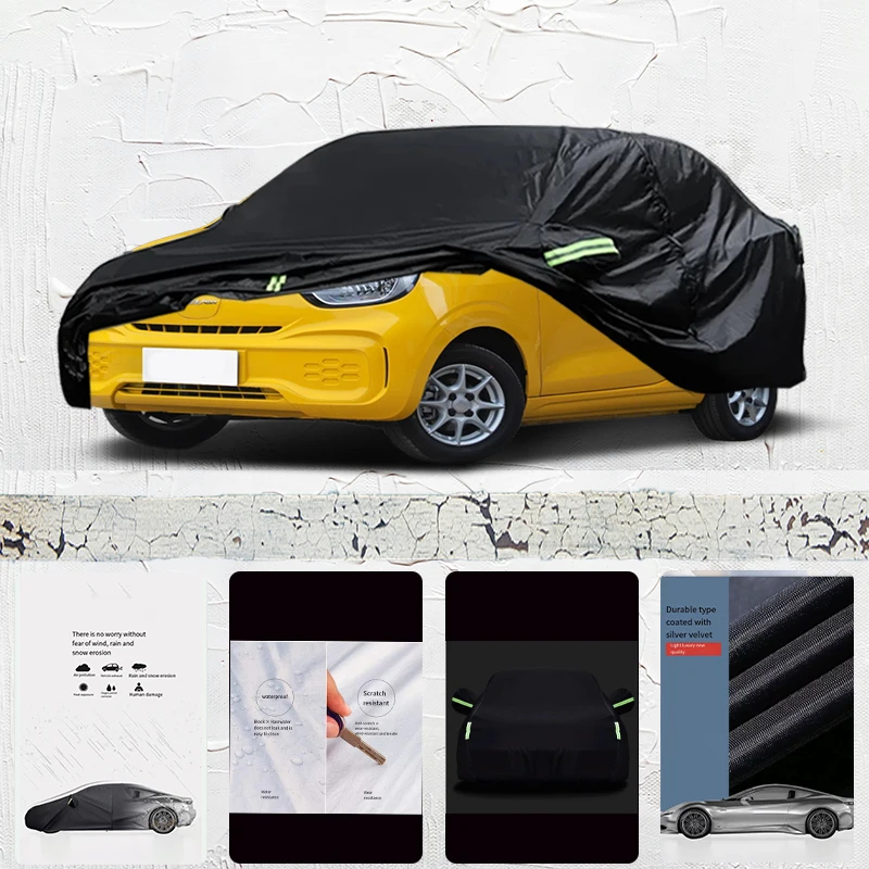 

For Roewe CLEVER Anti-UV Sun Shade Rain Snow Resistant Black Cover Dustproof Car umbrella Full Car Cover Outdoor Protection