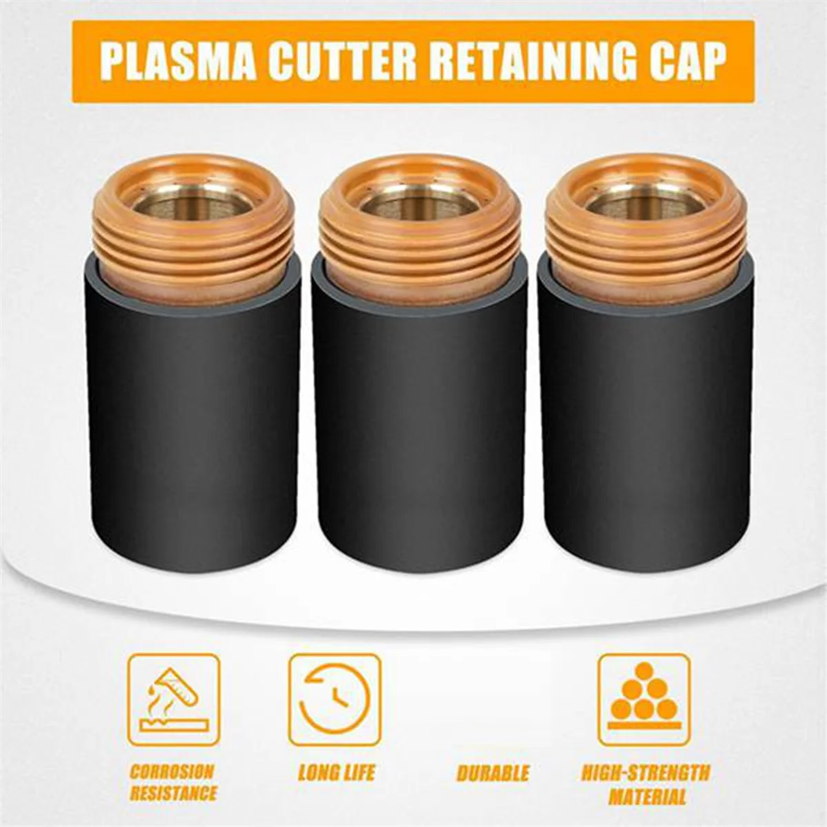 A013 6Pcs 220854 Retaining Cap Plasma Consumable Fit for 45XP/65/85/105 Cutting Torch