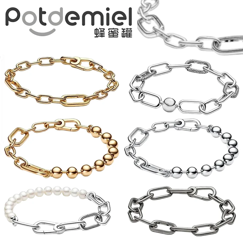 

Hot promotion, fitting, charming bead string, lady's round beads, 925 sterling silver luxury women's bracelet jewelry accessory