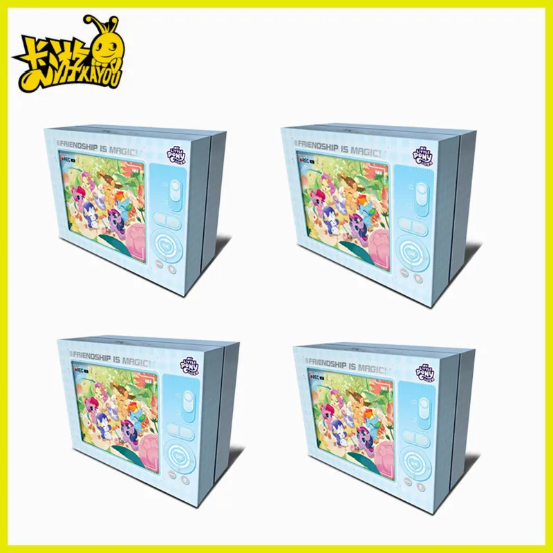 

KAYOU Genuine My Little Pony Card Friendship Eternal Carlin Adventure Gift Box Peripheral Badge Card Book Toy Gift Original Box